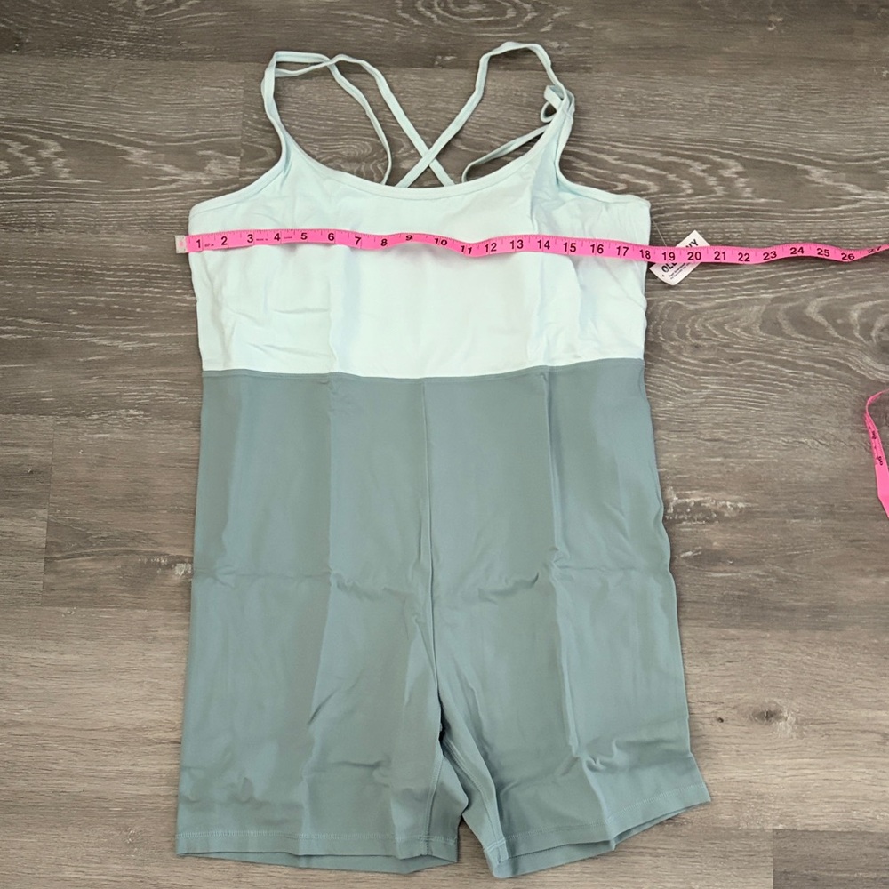 Old Navy StudioSmooth Color Block Activewear Jumpsuit, NWT, $55 Retail - Picture 6 of 9